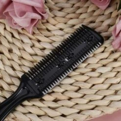 WAVE 3pcs Coupe De Cheveux Peigne Professionnel Amincissement Des Cheveux Peigne Double Peigne De Rasoir Tondeuse Rasoir Peigne Pour Personnes Animaux Coupe De Cheveux (noir) -Toilletage et hygiène du chien Soldes 64223675 4