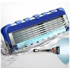 12 Pièces 5 Couches Lames De Rasoir Cartouches Men Care Compatible Avec Gillette Fusion Razor-blue(wanan) -Thsinde -Toilletage et hygiène du chien Soldes 64463562 3
