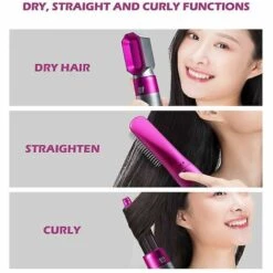 Sèche-cheveux électrique Sèche-cheveux 5 En 1 Bigoudi Lisseur Automatique Sèche-cheveux Brosse Dry & Ensemble De Fer à Friser HumideRose Red- Thsinde 9 Sèche-cheveux électrique Sèche-cheveux 5 En 1 Bigoudi Lisseur Automatique Sèche-cheveux Brosse Dry & Ensemble De Fer à Friser HumideRose Red- Thsinde -Toilletage et hygiène du chien Soldes 64466344 5