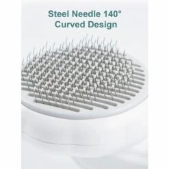 BAICCCF Brosse Et Peigne Pour Chien Brosse De Toilettage Pour Chat, Brosses Pour Chat Pour Chats D'intérieur, Brosse Autonettoyante Pour Chiens, Chats, Brosse Pour Chien à Poils Courts, Peigne Pour Chat, Enlever Les Poils Lâches, La Fourrure, Le Sous-poil, Les Ta -Toilletage et hygiène du chien Soldes 64658997 4