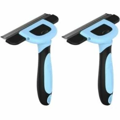 BAICCCF Brosse Et Peigne Pour Chien Pièces Brosse De Toilettage Pour Animaux De Compagnie Peigne D'épilation Pour Animaux De Compagnie Ouverture De Nœud Couteau En Acier Inoxydable Détachable Fournitures Pour Animaux De Compagnie Perte De Massage Jusqu'à 95% Pour