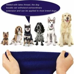 LLOVE 2 Pièces Dog Snood Dog Neck And Ears Warmer Cache-oreilles Pour Chien De Compagnie Pour Le Confort Anti-anxiété Baignade Toilettage Réduction Du Bruit -Toilletage et hygiène du chien Soldes 64869307 4