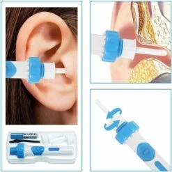 REGALOS 1 Paquet De Kit De Retrait De Cérumen, Nettoyeur D'oreille, Aspirateur électrique Portable Et Automatique, Aspirateur D'oreille -Toilletage et hygiène du chien Soldes 65120490 3