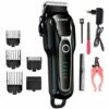 BENOBBY KIDS Tondeuse Chien Professionnelle, Tondeuse Chien Poil Long Epais Electrique Sans Fil Kit, Tondeuse Animaux Chien Chat Professionnelle, Pet Grooming Kit, Lame Tranchante Sûre, Faible Bruit, Écran LCD，Couleur Aléatoire Macaron