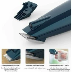 KAEJYIUT Tondeuse à Poils D'Animaux Avec Lumière Led, Tondeuse à Poils Professionnelle Pour Chiens Et Chats, Chargement Usb, Tondeuse électrique Pour Poils Autour Du Visage, Des Yeux, Des Oreilles, Des Pattes -Toilletage et hygiène du chien Soldes 65875286 5