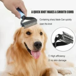 JOGAKU ® Brosse Sous-poil Pour Chien, Brosse Pour Chien Brosse Pour Chat Poils Longs Poils Courts, Chien Brosse Pour Chat Peigne Pour Chien Peigne Pour Chat Brosse Sous-poil Râteau Pour Sous-poil Brosse Sous-poil Pour Poils Longs -Toilletage et hygiène du chien Soldes 65972876 5