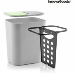 BRICOMARTEAU Double Poubelle De Recyclage Bincle InnovaGoods -Toilletage et hygiène du chien Soldes 66014723 4