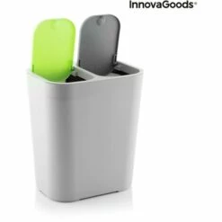BRICOMARTEAU Double Poubelle De Recyclage Bincle InnovaGoods -Toilletage et hygiène du chien Soldes 66014723 5
