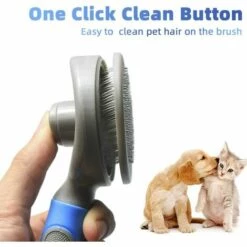 THSINDE Brosse Pour Toilettage - Chat, Chien, Animal Domestique - Soin Du Pelage Pour Enlever Le Sous-poil - Massage Doux Avec Brosse En Silicone - Nettoyage Facile - Outil Ergonomique -Toilletage et hygiène du chien Soldes 66176324 3