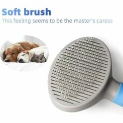THSINDE Brosse Pour Toilettage - Chat, Chien, Animal Domestique - Soin Du Pelage Pour Enlever Le Sous-poil - Massage Doux Avec Brosse En Silicone - Nettoyage Facile - Outil Ergonomique -Toilletage et hygiène du chien Soldes 66176324 4