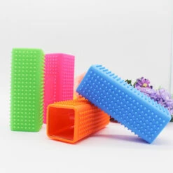 GALOZZOIT Chat Épilation Brosse Chien Laine Peigne De Bain Épilation Collante Silicone Doux Nettoyant Pour Animaux Chien Fournitures, 4pcs -Toilletage et hygiène du chien Soldes 66267344 3