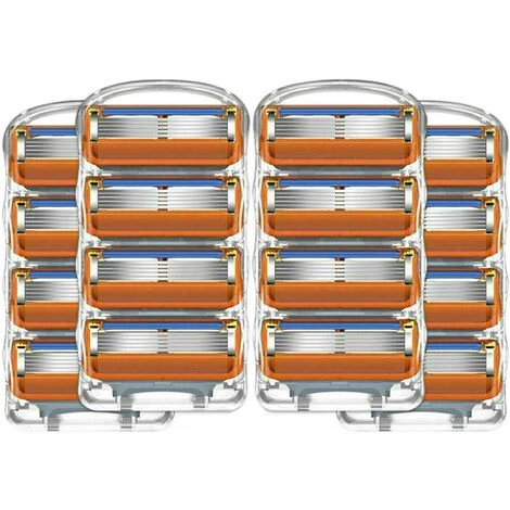 DONTODENT 16pcs 5 Couches De Lames De Rasoir Compatibles Avec Les Cartouches Men Care For Gillette Fusion Razor - Wanan 1 DONTODENT 16pcs 5 Couches De Lames De Rasoir Compatibles Avec Les Cartouches Men Care For Gillette Fusion Razor - Wanan