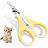 GALOZZOIT Coupe-ongles Professionnel Pour Chat, Meilleur Coupe-ongles En Acier Inoxydable Avec Protection Et Verrouillage De Sécurité Pour Animaux De Compagnie Et Radian Spécial Courbe, Outil De Toilettage Essentiel Pour Petit Animal De Compagnie (lame Plate).