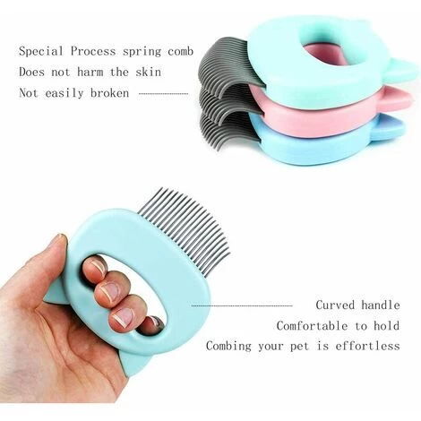 FLETéçA Brosse Pour Chat, Peigne Pour Chat, Peigne De Massage Pour Chats, Brosse Pour Chien, Peigne Pour Animaux De Compagnie Et Brosse De Massage (vert) 2 FLETéçA Brosse Pour Chat, Peigne Pour Chat, Peigne De Massage Pour Chats, Brosse Pour Chien, Peigne Pour Animaux De Compagnie Et Brosse De Massage (vert) – Image 2