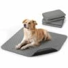 FVO Lot De 2 Tapis Educateur Chiot 100x70cm, Tapis Absorbant Chien Lavable, Tapis Propreté Chien Anti-Fuite Et Antiderapant, Alese Pour Chien Réutilisable Parfait Pour Remplacer Alèses Jetable