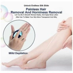 THSINDE Épilateur Rubby Nano, épilation Sans Rasage, Douleur Et Coupe, Gomme à Cheveux Pour Hommes Et Femmes, Peau Lisse Sans Farce, Cristal -Toilletage et hygiène du chien Soldes 67169190 3