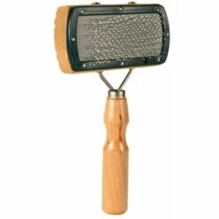 TRIXIE Brosse Souple, En Bois/poils Métal, 10 × 18 Cm