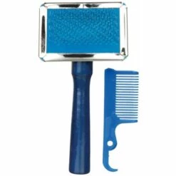 TRIXIE Brosse Souple, Poignée En Bois/poils Métal, 11 × 14 Cm -Toilletage et hygiène du chien Soldes 6982996 3