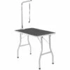 VidaXL Table De Toilettage Ajustable Pour Chiens Chats 1 Potence
