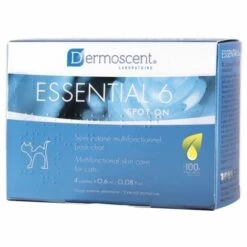 Soin Cutané Essential 6 Spot On Dermoscent 4 Pipettes Pour Chat
